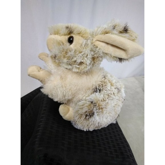Spotted brown white 12" Rabbit stuffed plush by Dan Dee Collection - Picture 8 of 12